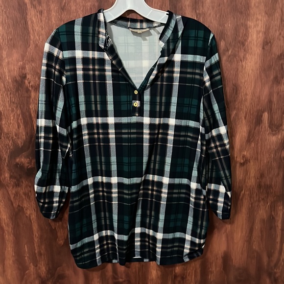 Cupcake Cafe Maternity one green one red 3/4 sleeve small - Picture 4 of 6